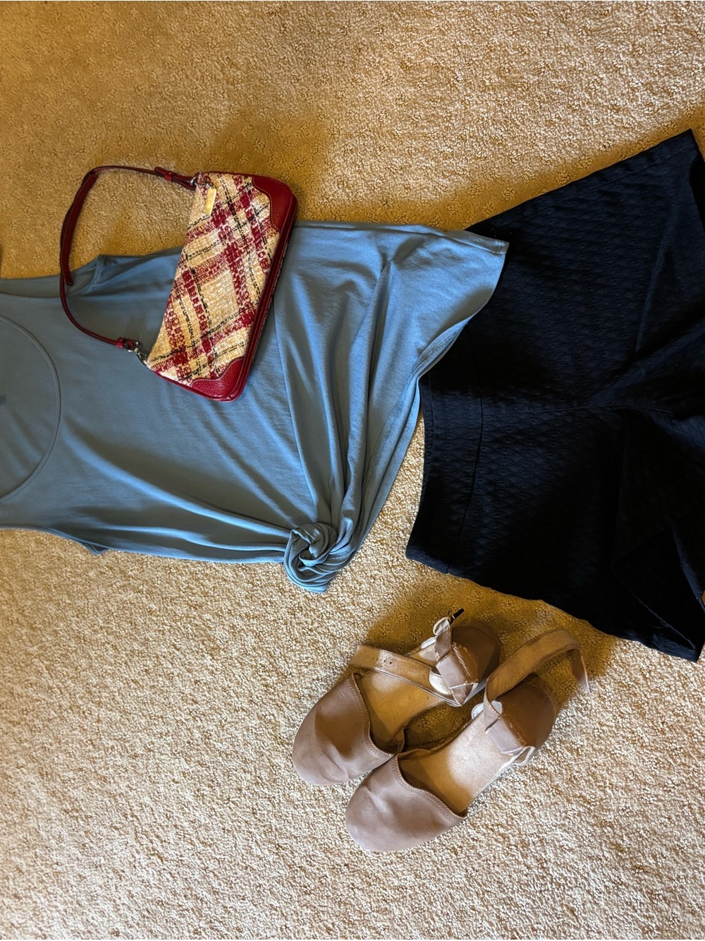 Eileen Fisher XS Blue Gray Sleeveless Tunic Tank Top Scoop Neck Minimalist